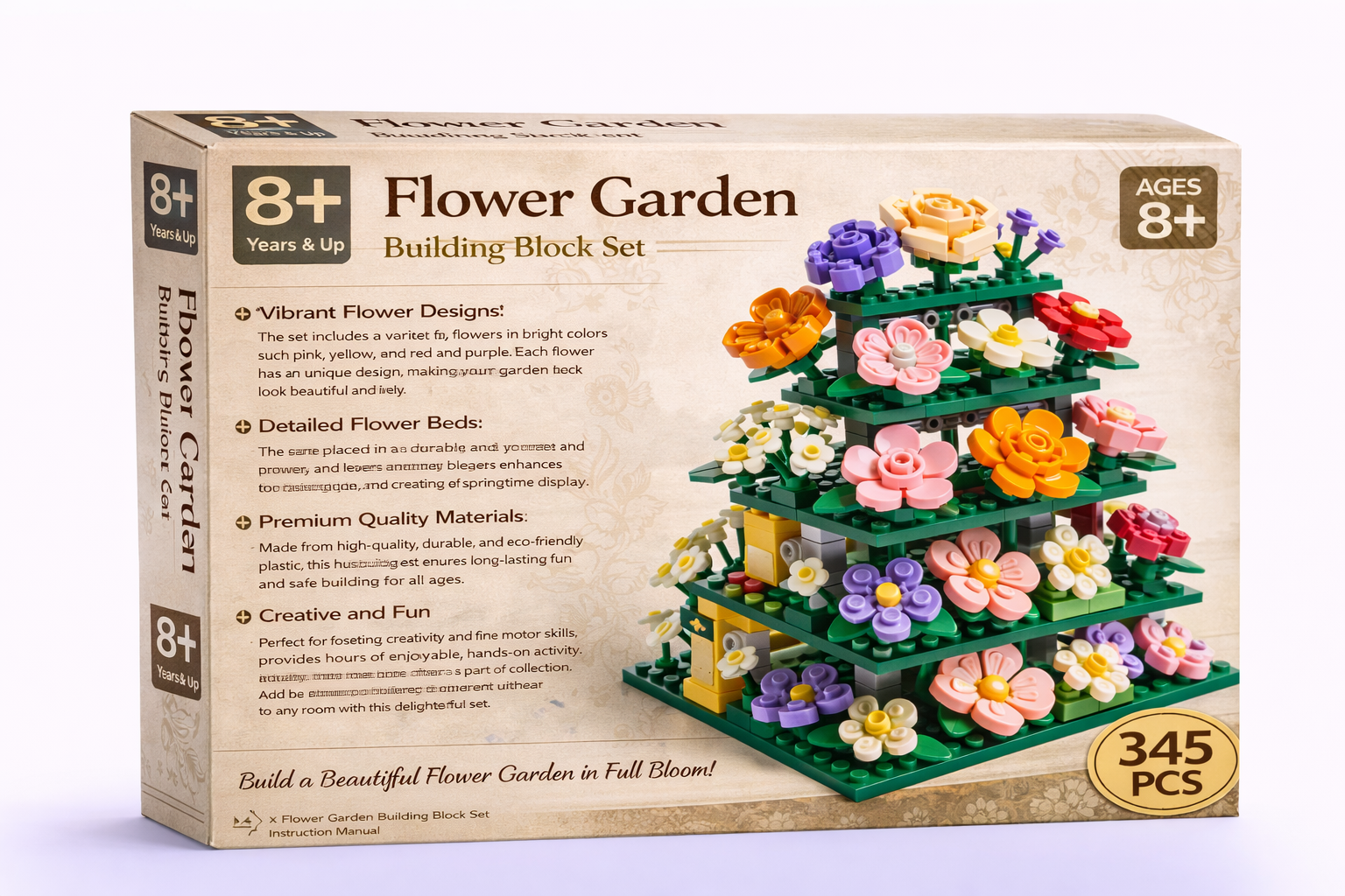 Flower Garden Building Block Set