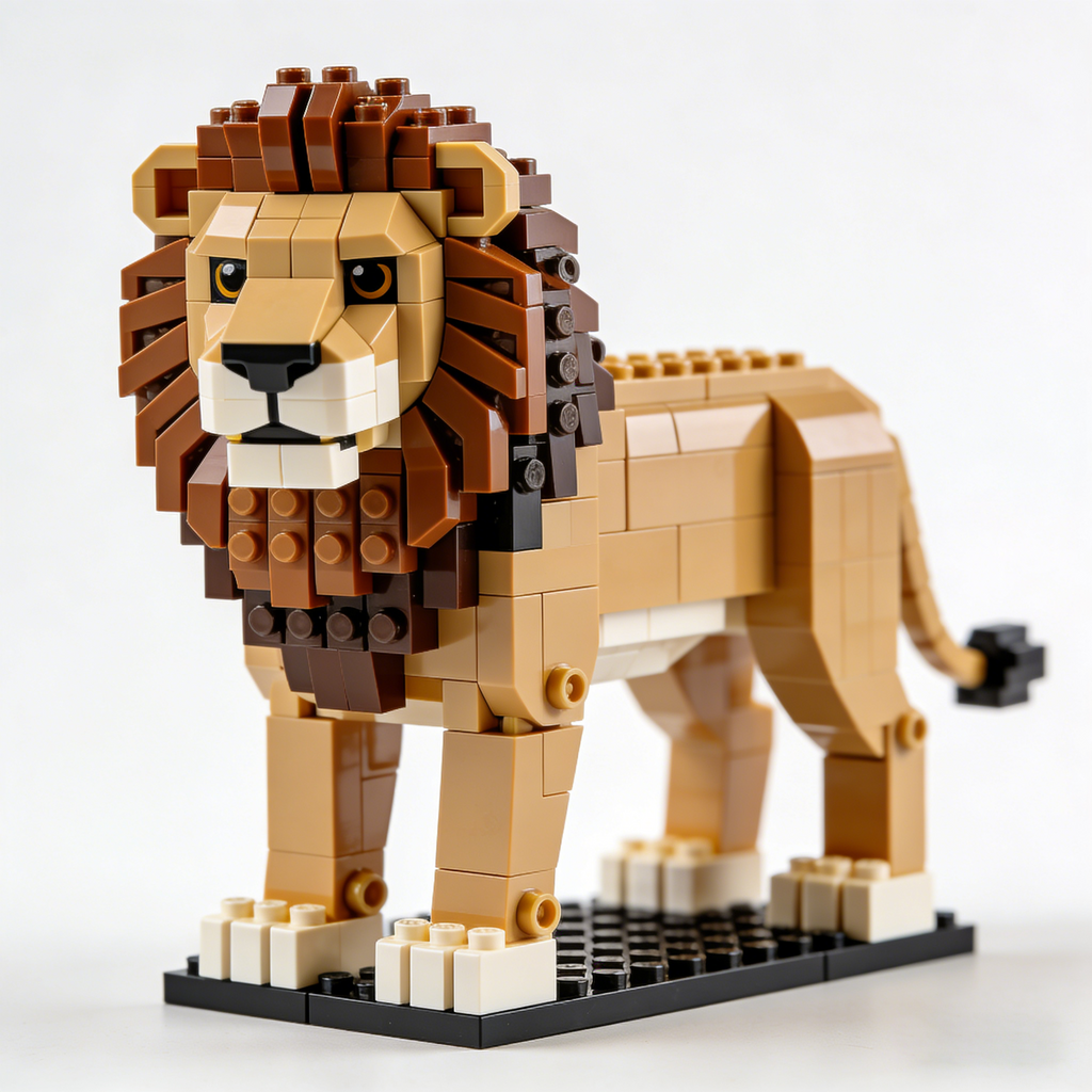 Lion Building Block Set