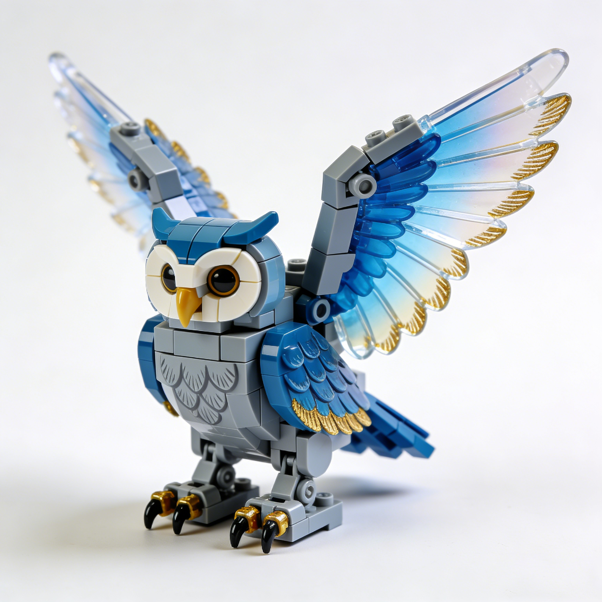 Blue Owl Building Block Set